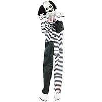 Haunted Hill Farm 6-Ft. Animatronic Clown, Indoor/Outdoor Halloween Decoration, Red Flashing Eyes, Poseable, Battery-Operated, HHCLOWN-11FLSA Haunted Hill Farm 6-Ft. Animatronic Clown, Indoor/Outdoor Halloween Decoration, Red Flashing Eyes, Poseable, Battery-Operated, HHCLOWN-11FLSA