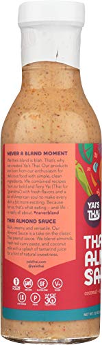 Yai's Thai Almond Sauce 12 Ounce Bottle