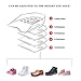 RTDEP 5-Layer Height Increase Insole Silicone Men Women Heel Cushion Inserts Adjustable Invisible Gel Heel Pads Taller Height Lift Shoes Insole(1 Pairs)