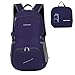 ORICSSON 35L Hiking Lightweight Foldable Water Resistant Backpack Daypack Purple
