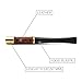 Embargo Shop Original Unisex Leather Short Cigarette Holder Handmade 3.8