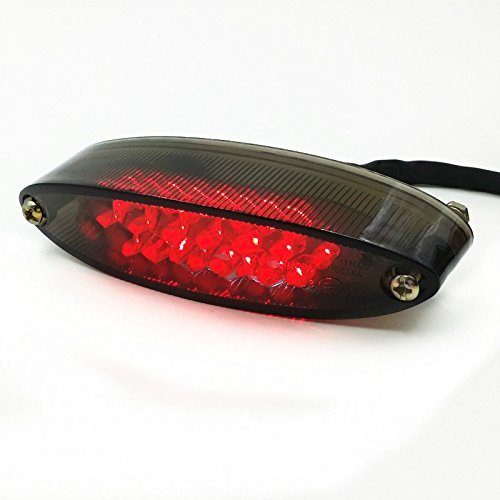 Motorcycle LED Brake Stop Tail Light ATV UTV Dual Sport Quad Bobber Arctic Cat UTV Custom (Smoke)