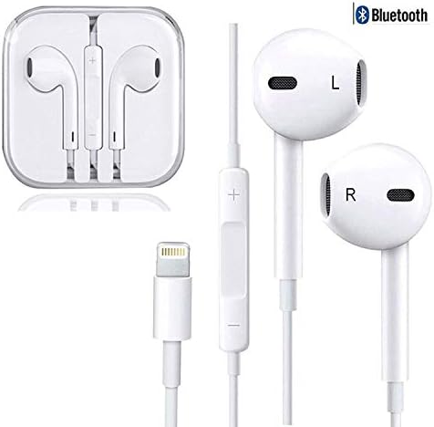 Kajjma Earphones/Earbuds Wired Headphones Noise Isolating Earphones with Built-in Microphone & Volume Control Compatible with iPhone 8/8 Plus/7/7Plus/X/XS/XR