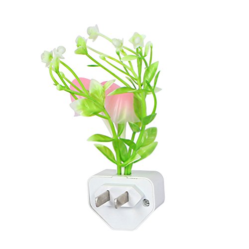 FAISHILAN LED Night light Color Changing Mushroom Wall Lights, Auto On/off And Color Changing, Energy Saving Light Sensor