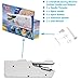 CAT PALM Portable Sewing Machine,Mini Handheld Sewing Machine Electric Stitch Household Tool with Measuring Tape for Fabric, Clothing, Kids Cloth, Home Travel Use - OUTTLETTS