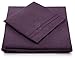 Cosy House Collection Everyday 1500 Series Bed Sheet Set - Ultra Soft & Cool Hotel Bedding - Deep Pocket - Wrinkle, Stain and Fade Resistant - 4 Piece Set (King, Purple)