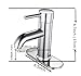 Greenspring Chrome Bathroom Faucet Sink Single Handle Lavatory Vanity Basin Mixer Tap One Hole Supply Line Long Spout Lead-Free