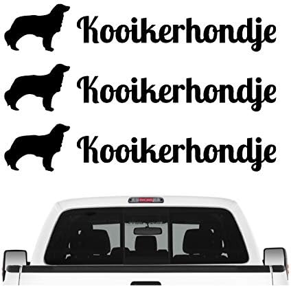 Amazon Fr Kooikerhondje Kooiker Lot De 3 Autocollants Pour Chien Motif Chien