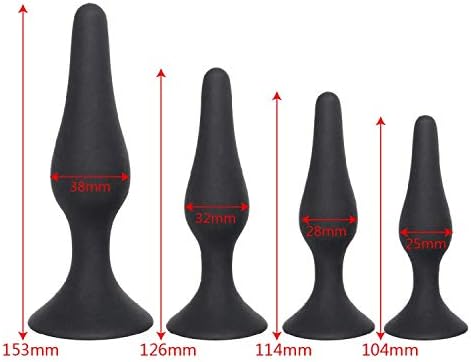 Sayif Tshirt Cat Tail B*UTT Play Plug Amàl Six-Toys for Men Women Black Amàl P*Lug B*ut^t Plug for Beginner E*rotic Toys Silicone Adullt Products Prostàté M^assager,XL,B*UTT Six Plug Set Big Play