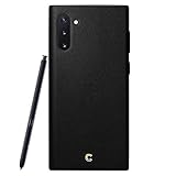 CYRILL Ciel [Basic Leather Collection] Designed for Samsung Galaxy Note 10 Case (2019) - Black