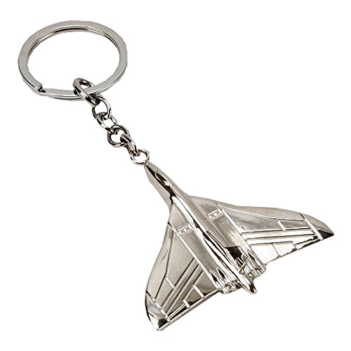 Harvey Makin MH123 Military Heritage Silver Plated Keyring, Vulcan