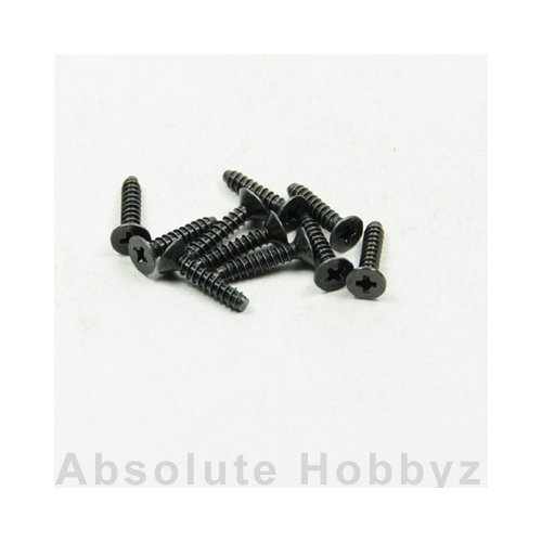 Kyosho TP Flat Head Screw(M2.6x12/10pcs)