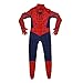 Kids Spiderman Costume Child Superhero Cosplay Elastic Jumpsuit Amazing Spandex Zentai Suit Halloween Boys Costumes (S)