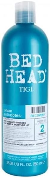 TIGI BED HEAD URBAN ANTI+DOTES RECOVERY SHAMPOO DAMAGE LEVEL 2, 25.36-OUNCE(PACK OF 1),750 MILLILITERS