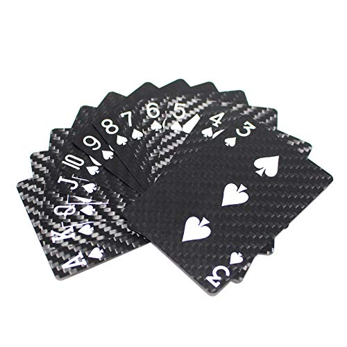 Genuine Luxury Carbon Fiber Waterproof Playing Cards Poker Cards Deck Trick Cards - Thumbnail 7