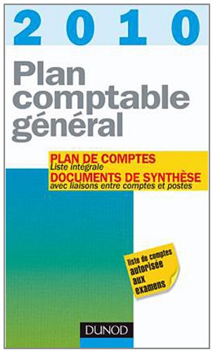 Plan comptable général 2011