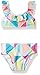 Crazy 8 Girls 2pc Multi Geo Ruffle Neck 2 Piece Bikini