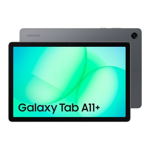 Galaxy Tab A11+ 256GB, Tableta con IA, Pantalla de 11" con 90 Hz, 8GB de Memoria, Altavoces Cuádruples Dolby, Garantía del Fabricante 3 Años + 1 Año Extra, Gris (Versión Española)