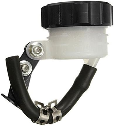 Multi-Color Universal Front Brake Fluid Oil Reservoir For Yamaha YZF R1 R6 (black)