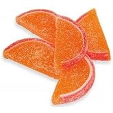 TwistedTreatz Fruit Slices Candy &ndash; Juicy, Soft, Sugar-Coated Jelly &ndash; Made in USA &ndash; Vegan, Gluten-Free, Allergen-Free &ndash; 4oz Sampler / 8oz / 1 lb / 2 lb Mylar Bag &ndash; Old-Fashioned Gourmet Fruit Candy (1lb, Peach)