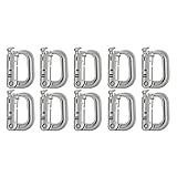 BOOSTEADY 10 Pack Multipurpose D-Ring Grimlock