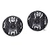 MB Auto fits 2008 2009 Pontiac G8 Fog Lights Driving Lights Lamps PAIR 2pc with bulbs Smoked Tinted Lens replacement 15839896 15839896 GM2590104 GM2590104