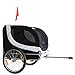 Kinbor New Basic Pet Bicycle Trailer Dog Carrier (White)
