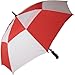 RainStoppers Auto Open Windbuster Sport Umbrella, Red/White, 48-Inch