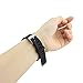 Feelily Replacement Wristband for Fitbit One Durable Soft Silicone wrist band with Watch Clasp and Fastener Buckle for Fitbit One Wireless Activity Only (No Tracker)(Black)