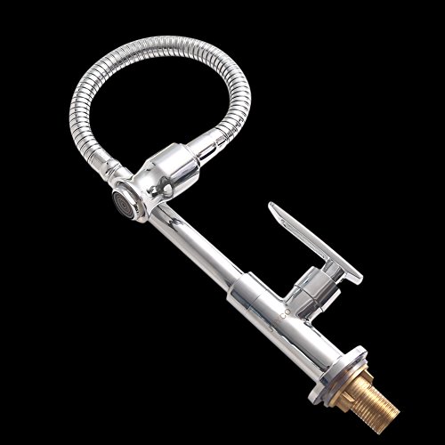 360 Rotatable Water Tap Touch On Kitchen Sink Faucets Kitchen Bar Bathroom Sink Faucet Single Cold Water sprinkler Flexible Neck Laundry Room Garden Outdoor Application Faucets Tap by HRTCJ - Thumbnail 6