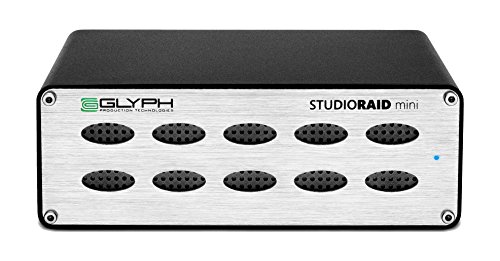 Glyph Studio RAID Mini SRM4000B 4TB External Hard Drive RAID 0 or 1 (USB 3, FW800, eSATA)