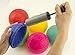 Adorox 6 Piece 5 inches Playground Kickball Dodge-ball Hand Pump Sports Kids