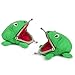 SUSHAFEN 2 Pcs Frog Coin Wallets Frog Coin Purse Headset Bag Cartoon Animal Wallet Coin Bag Coin Pouch Key Credit Card Holder Novelty Toy School Prize Gifts Christmas Gift