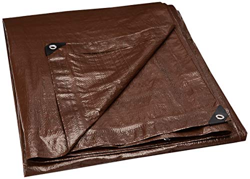 Stansport U-1216 Reinforced Rip-Stop Tarp, Brown - 12' x 16'