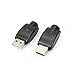 LeSB 2-Pack USB Charger Cables Compatible for 510 Thread USB Ego Charger with OverCharge Protection (USB).