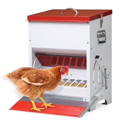 Abustle Pig Automatic Treadle Chicken Feeder