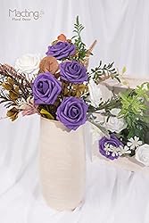 MACTING Artificial Flower Rose, 30pcs Real Touch
