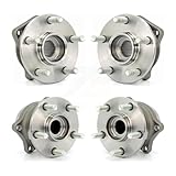 Front Rear Wheel Bearing & Hub Assembly Kit For