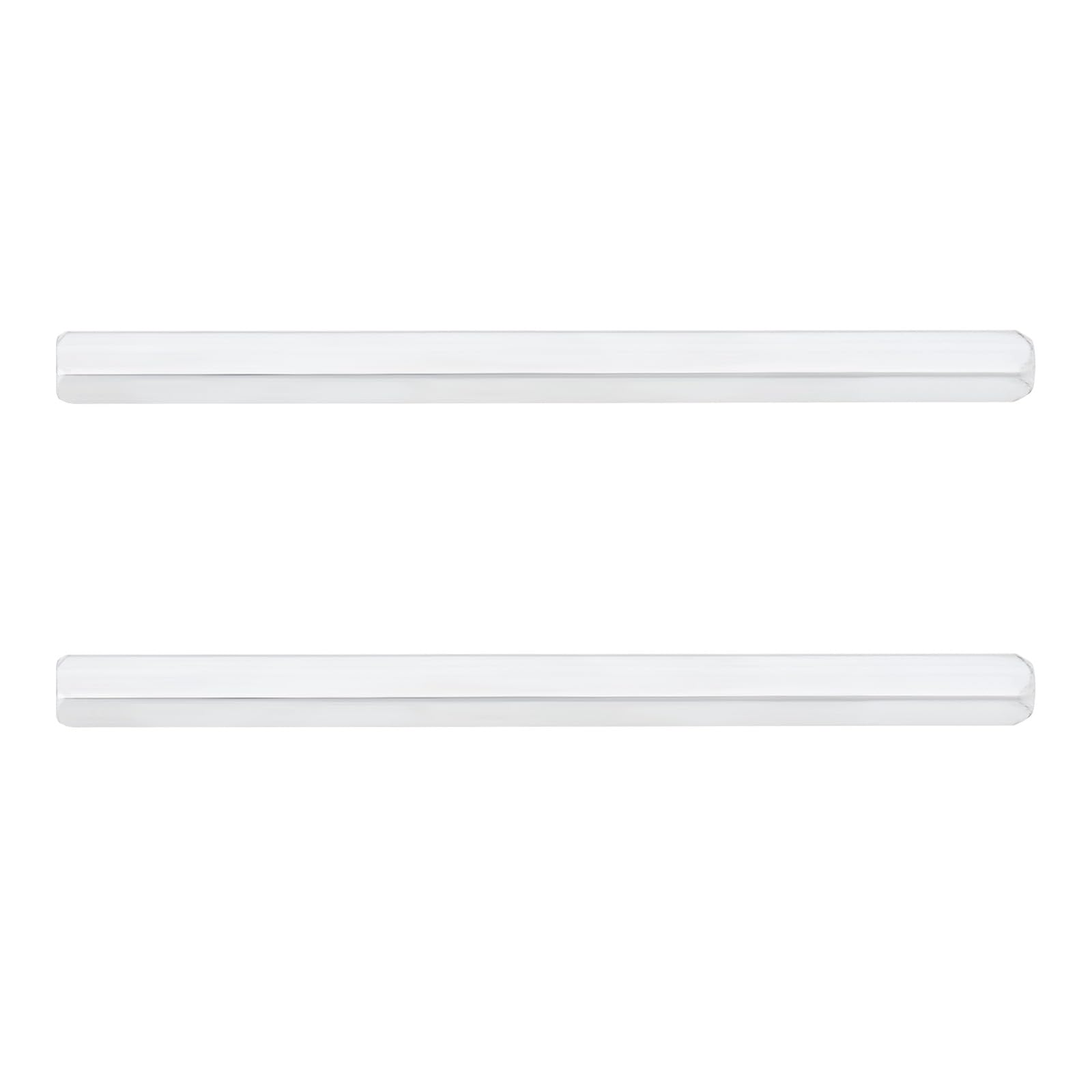 EMSea 2Pcs Door Knob Spindle 6mm Door and Window Handle Shaft Straight Spindle for Door Lock Window Lock Handle 100mm Silver Solid Steel