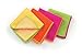 Ritz 100% Polyester Microfiber 12-inch x 12-inch Multi Purpose Kitchen Dish Towel, Gentle Cleaning Wash Cloth with Poly Scour Side, Assorted Pink/Yellow/Orange/Green, 4-Pack