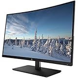 HP 27-inch FHD Curved Monitor with AMD Freesync Technology (27b, Black)