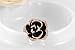 Winter.Z Noble and Elegant Ladies Jewelry Popular Explosion Models Austria Crystal Rose Gold Black Rose Ring Wedding