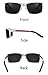 Mens Polarized Sport Sunglasses - SOXICK Anti Glare Adjustable Metal Half Frame Glasses for Fishing Walking