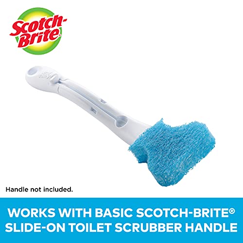 ScotchBrite Basic Disposable Toilet Bowl Scrubber Refills, 18 Refills