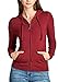 ClothingAve. Womens Basic Solid Knit Long Sleeve Zip up Hoodie Jacket