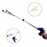 Hecentur Reacher Grabber Foldable Long Arm Reaching Claw Long 32