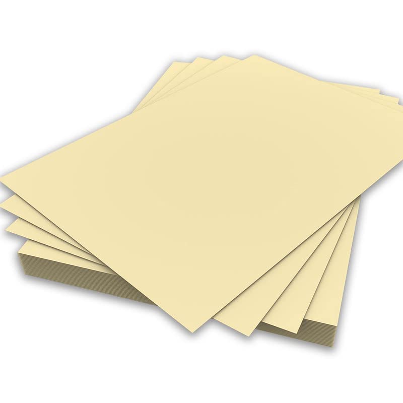A4 Lemon Yellow Colour Paper 80gsm Sheets Double Sided Printer Paper Copier Origami Flyers Drawing School Office Printing 210mm x 297mm (A4 Lemon Yellow Paper - 80gsm - 50 Sheets) — image 1