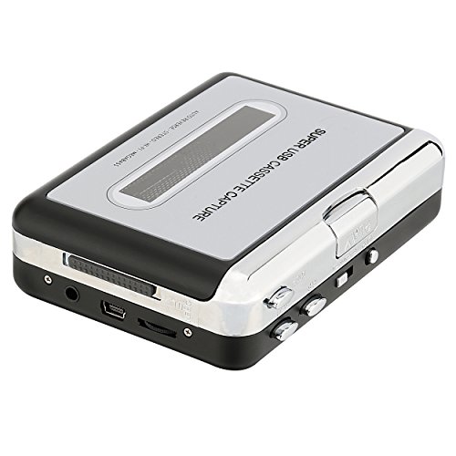 Reshow Cassette Player Portable Tape Player Captures MP3 Audio Music