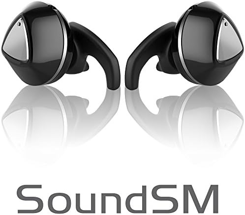 SoundSM 4.2 - TRUE WIRELESS BLUETOOTH HEADPHONES with MICROPHONE - Bluetooth 4.2 - Stereo noise canceling in ear wireless bluetooth earphones with microphone iPhone Androids Bluetooth earbuds