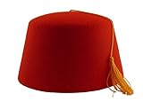 Durashape Fez Hat (Red) Adult Accessory